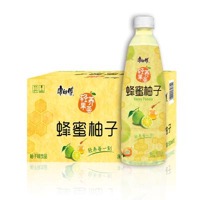 康师傅 轻养果荟 蜂蜜柚子500ml*15瓶 箱装 果味饮品