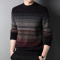 免费试穿冬装羊绒衫男春装保暖加厚条纹羊毛衫男士毛衣中青年针织打底衫潮品牌毛衣男商务休闲大码毛线衣正品