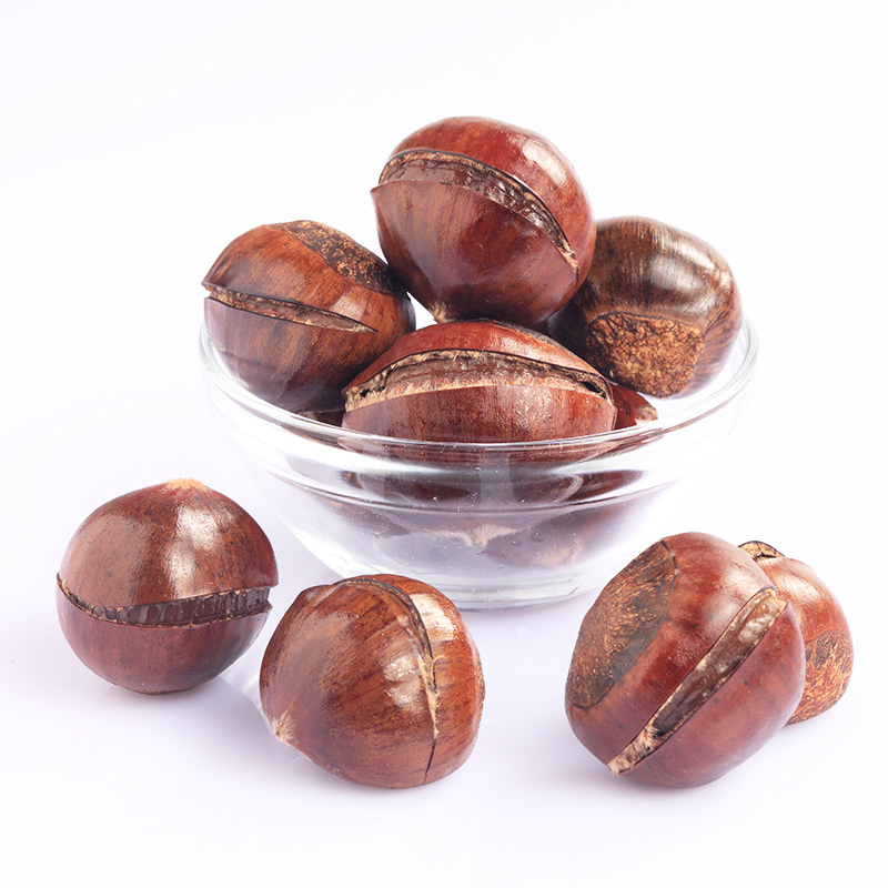 满300减210[三只松鼠_开口甘栗120g]坚果特产即食带壳板栗子能栗