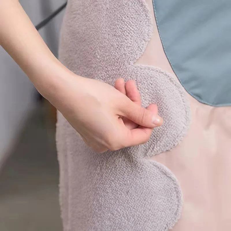 围裙女厨房家用防水防油时尚可爱工作服夏季家务做饭上班情侣围腰