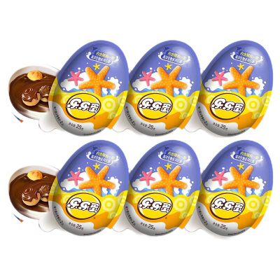 星球杯 乐乐蛋【海洋生物系列】25g*6个