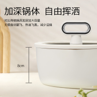 法迪欧北欧系列奶锅18cm内外陶瓷不沾0氟健康抑菌锅具宝宝辅食锅