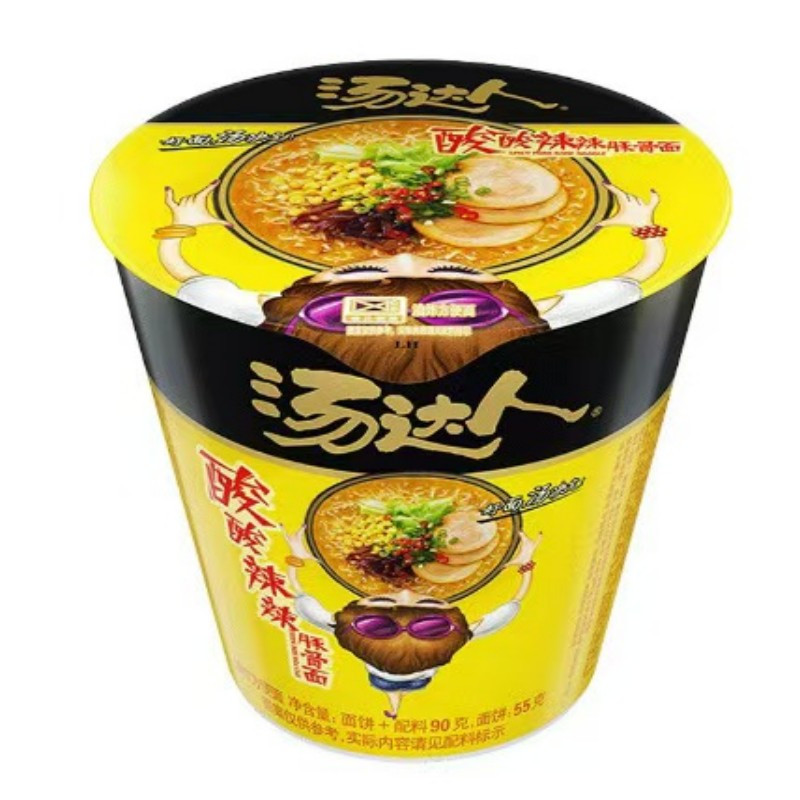 统一方便面 汤达人箱装共12杯