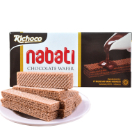 Nabati 丽芝士(Richeese) 丽巧克纳宝帝Richoco巧克力味威化饼干145g每盒印尼进口