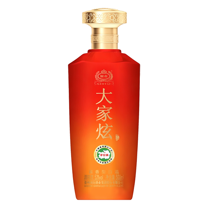 国台酒·大家炫酒 酱香型53度500ml单瓶装真实年份酱酒高清大图
