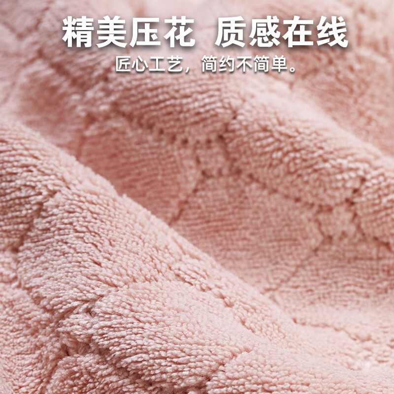 茶花加厚双面擦手巾抹布洗碗布30*30cm*2条吸水不掉毛挂式清洁布毛巾*227002高清大图