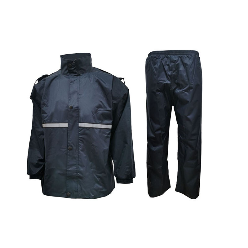 安赛瑞(SAFEWARE)分体式牛津布雨衣(XXXXL)配反光条 YX