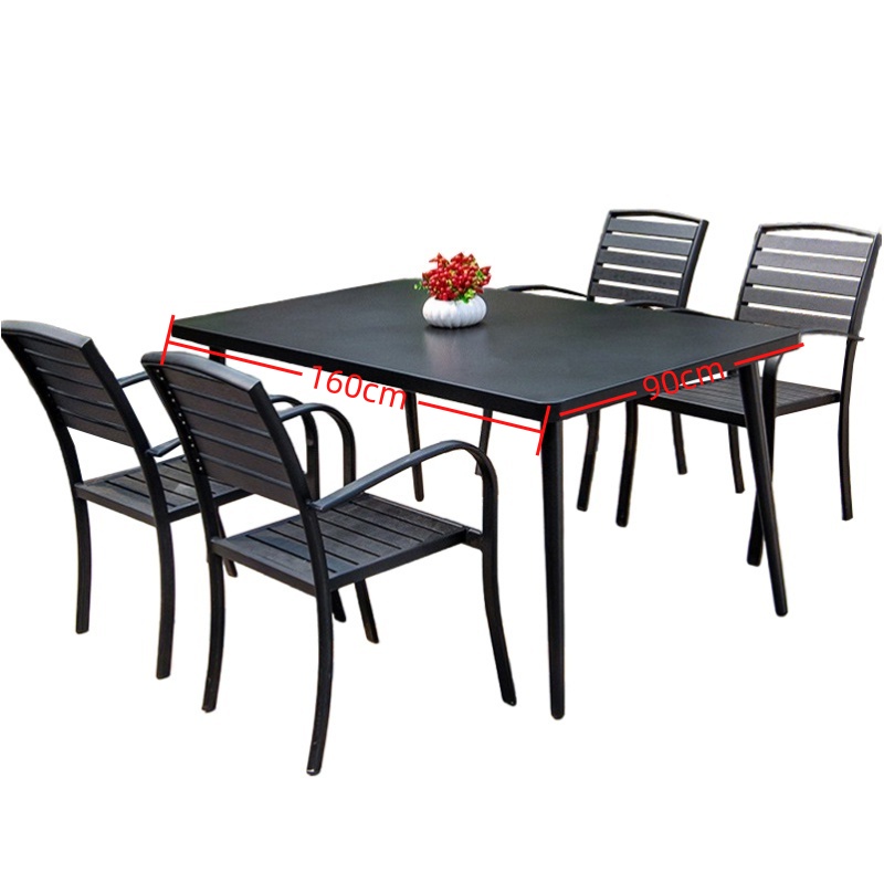 依韵珂户外桌椅160*90cm+4把椅子套高清大图