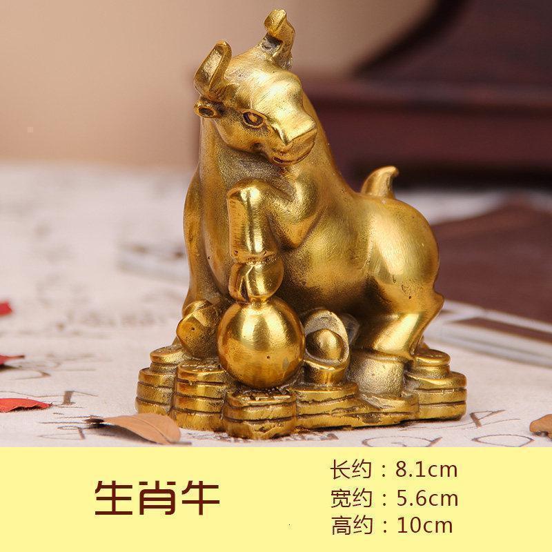 美帮汇铜十二生肖摆件 鼠牛虎兔龙蛇马羊猴鸡狗猪工艺品高清大图