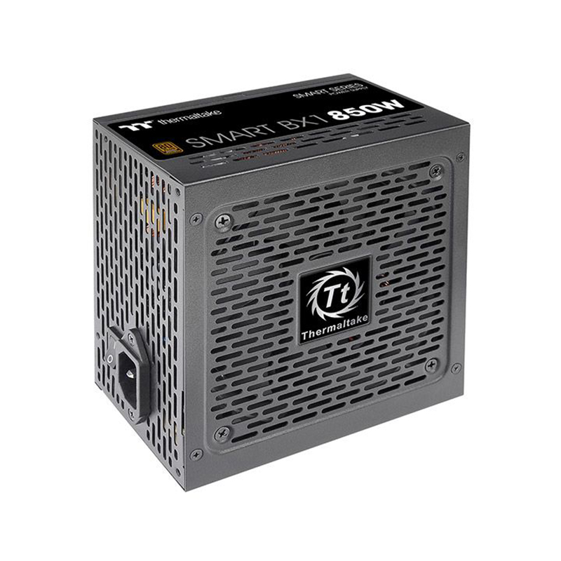 Tt 电源Smart BX1 850W额定850W铜牌80PLSU认证 PCIe5.0强力供电智能温控台式电脑电源工包高清大图