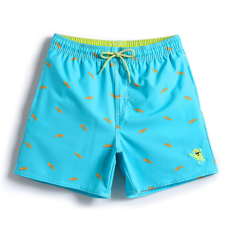 男童中大童可下水速干宽松泳裤儿童沙滩裤小童泳衣海边平角游泳裤