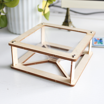 科学小手工制作3d全息投影仪小学生幼儿园科学实验小发明diy材料组装