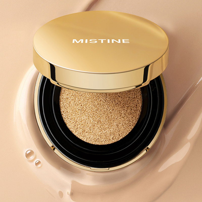 蜜丝婷(Mistine) 柔雾遮瑕锁妆金气垫BB霜12g加赠12g替换芯 LF110自然色高清大图