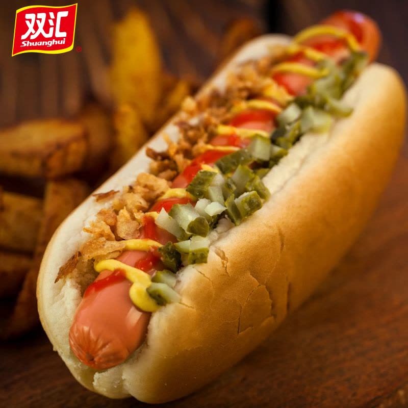 双汇(Shuanghui) 王中王火腿肠240gx2袋 香肠休闲火腿肠热狗台式肉类零食小吃烧烤肠图片