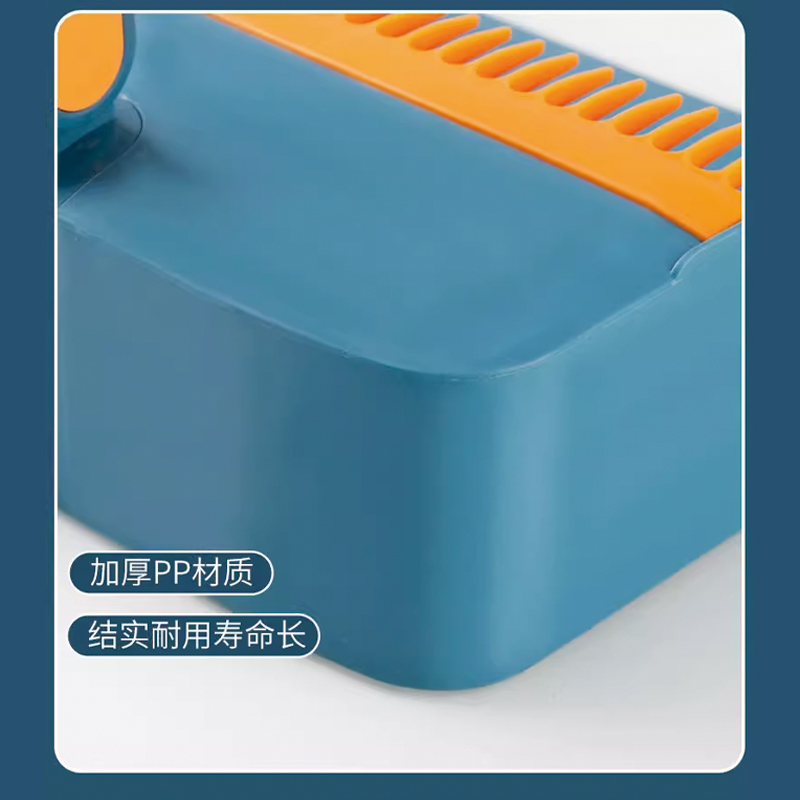 美穗吉家 折叠扫把2件套蓝色 MIH-2407020高清大图