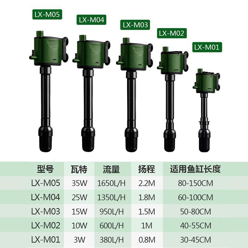 鱼缸过滤器抽水增氧气三合一潜水泵设备净化水族箱内置循环泵