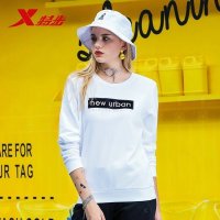 特步（Xtep）卫衣女子套头衫秋新款女装上衣都市休闲时尚简约运动卫衣