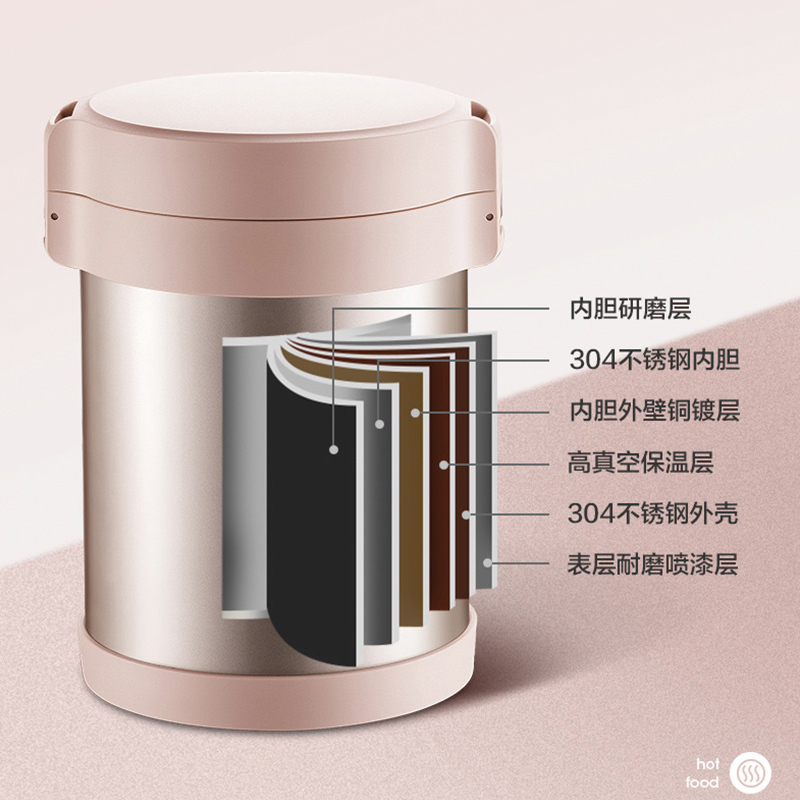 苏泊尔(SUPOR)保温饭盒(KF23AD10-曜石黑)