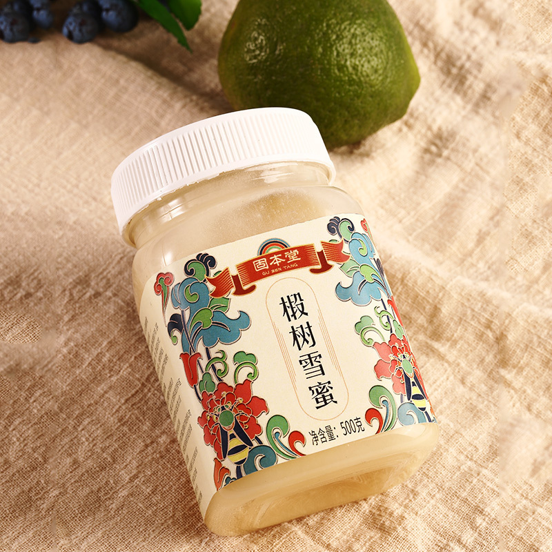 买一发二固本堂东北黑蜂 椴树蜂蜜冰天雪蜜 纯蜂蜜500g