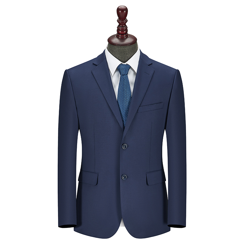 天鸣 TM 西服套装 商务正装 工作服 职业装 源头工厂 可定制 S-4XL 套 XL 深蓝色