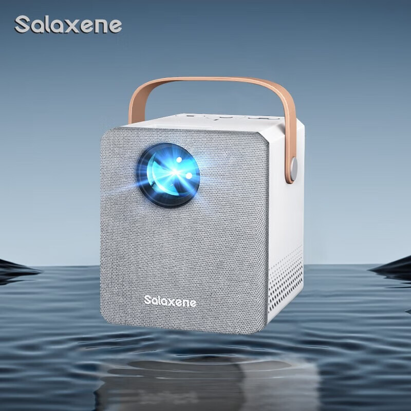 圣伦西尼salaxene X1白灰色 智能投影仪便携式小型迷你手机投屏投影仪