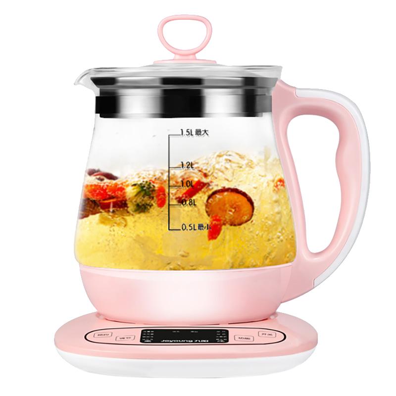 Joyoung/九阳 K15-D65S养生壶1.5L高硼硅玻璃自动加厚玻璃按键式多功能燕窝壶电水茶壶