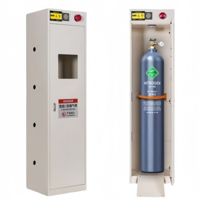 攸形气瓶柜带报警500*450*1900mm台高清大图