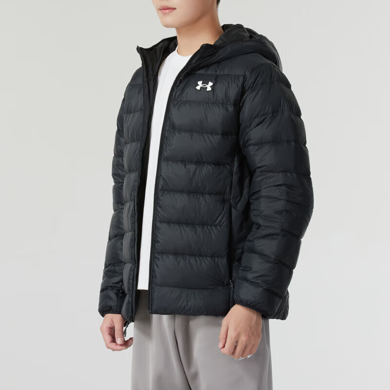 安德玛(Under Armour)男子新款运动跑步训练休闲户外加厚保暖羽绒服1385837-001 ZP