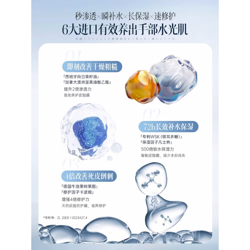 护手霜女滋润保湿补水嫩白防干裂小支装便携正品官方旗舰店40g高清大图