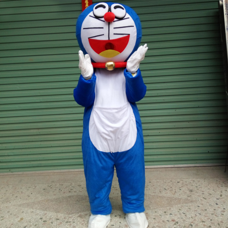 舒厅 哆啦a梦卡通人偶服装机器猫蓝胖子成人行走cos叮当猫卡通玩偶