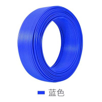 迅众 电线国标纯铜芯多股软电线BVR2.5平方多芯线家用铜线 蓝色2.5平方毫米 100米/卷