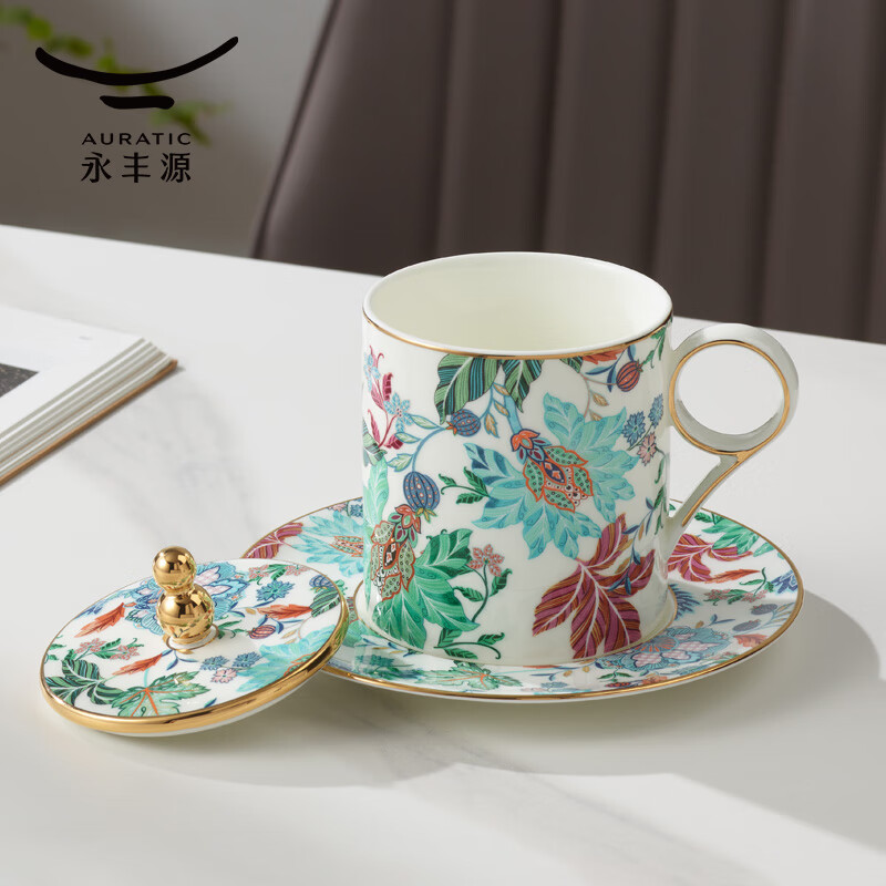 永丰源幸福满园-3件套盖杯(白/无底花纸)高清大图
