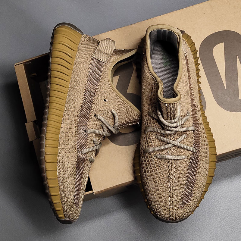 椰子350美洲限定地球运动鞋305v2大地绿老爹鞋yeezy夏季透气潮鞋跑步