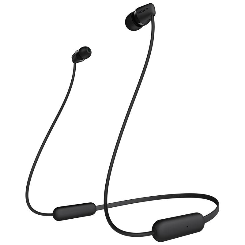 Sony/索尼 WI-C200 颈挂入耳式无线立体声蓝牙耳机 一键免提通话 黑色