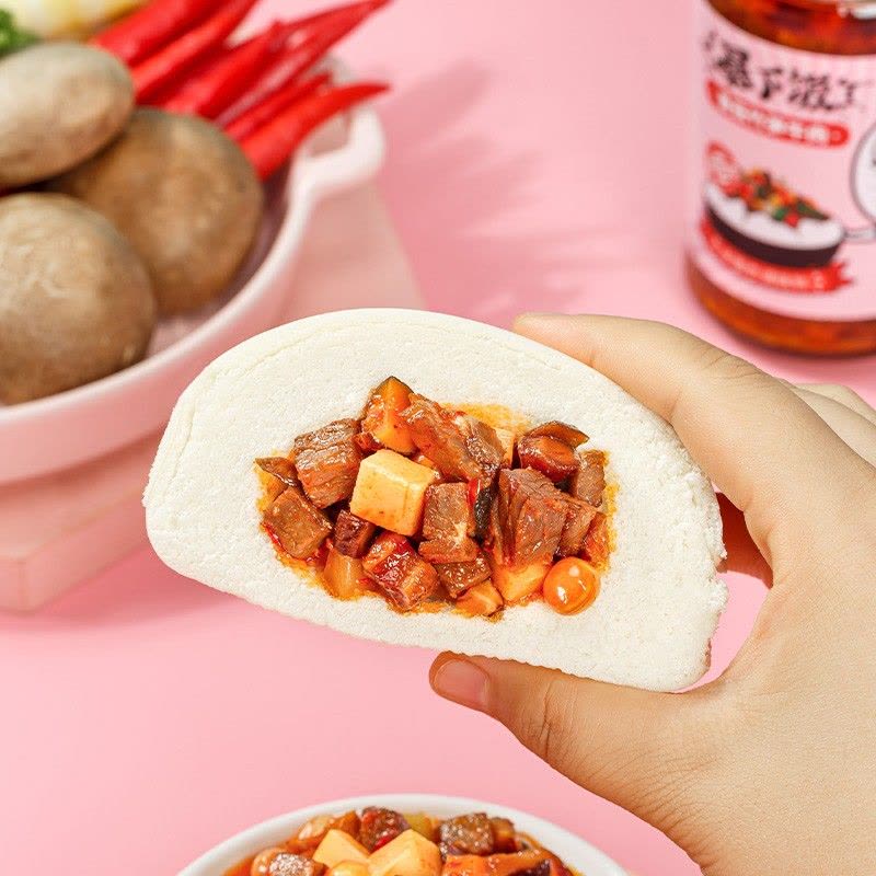 吉香居 [甜辣味香菇竹笋牛肉酱200g/瓶]暴下饭酱香菇酱拌饭酱牛肉酱下饭菜竹笋拌面酱辣椒酱烧椒酱炭烧辣椒酱拌饭酱青椒剁图片