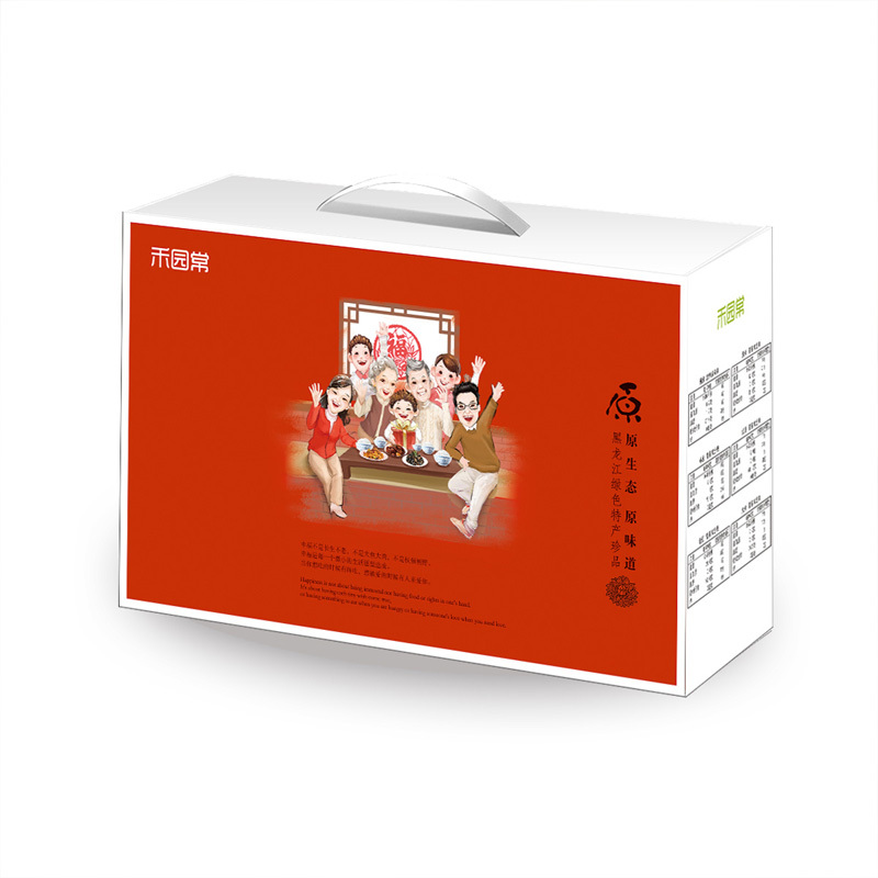 禾园常 东北大米 合家欢大礼盒 4kg