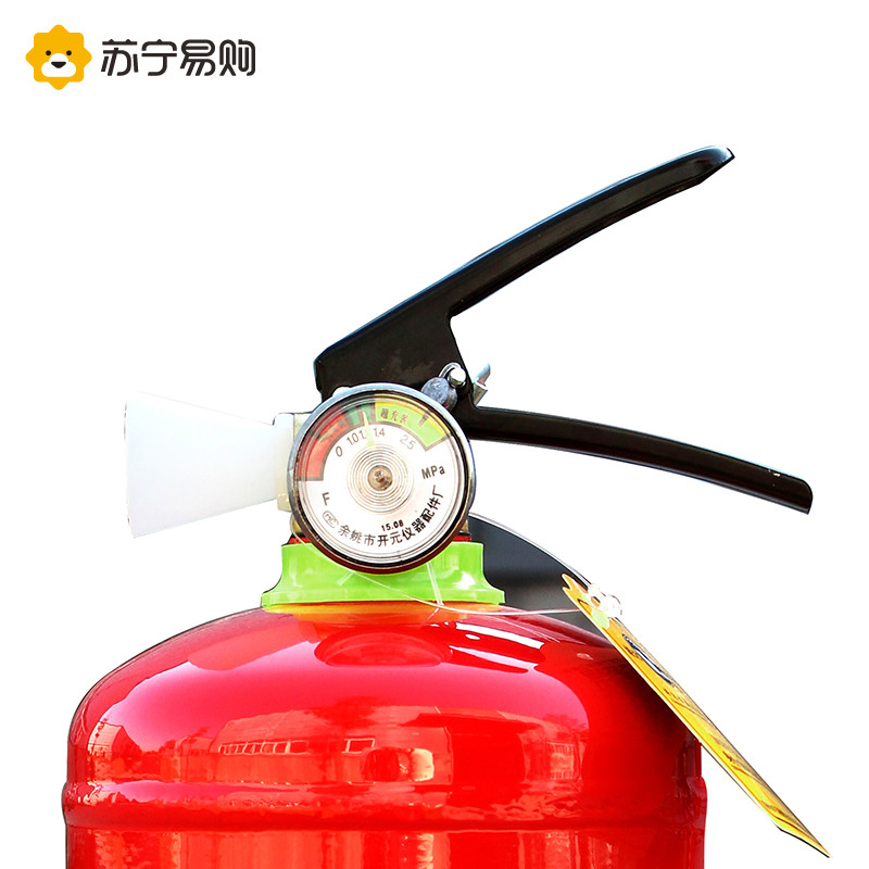 江荆 手提式干粉灭火器3kg 汽车用家用及商用灭火器MFZ/ABC3 车载灭火器 灭火级别2A34BCE高清大图