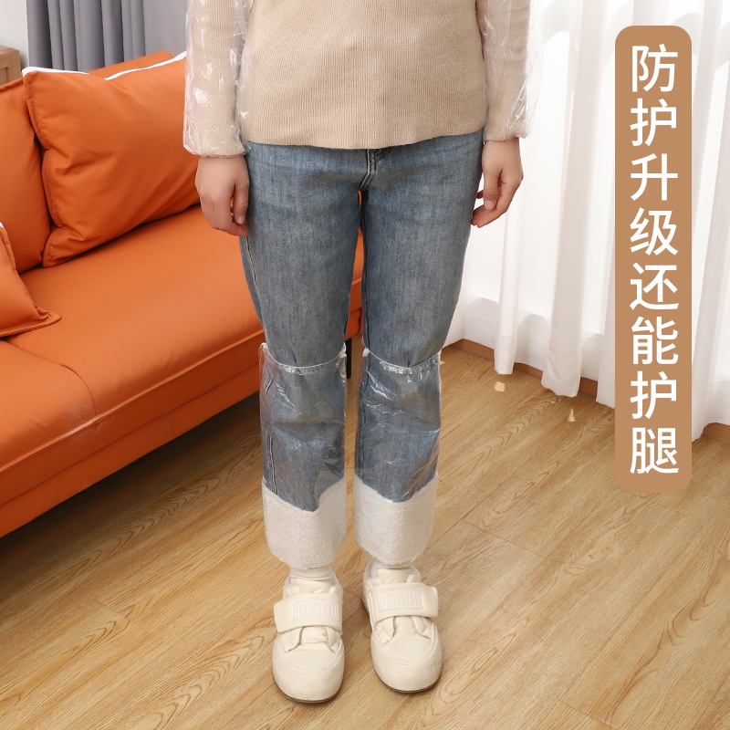 一次性套袖塑料加厚防水透明厨房工作成人护袖袖套袖口防油-【200只装】高清大图