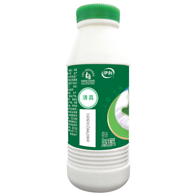 伊利益消风味发酸乳原味酸奶450g