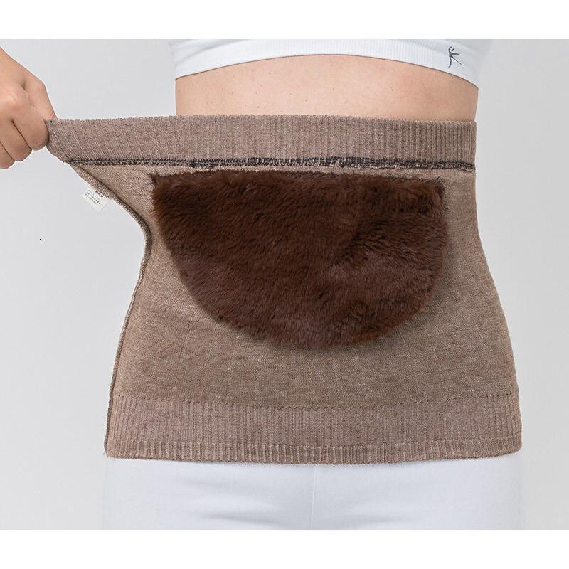 羊毛护腰带保暖加绒腰部护胃护肚子暖肚男女士冬季加厚修身