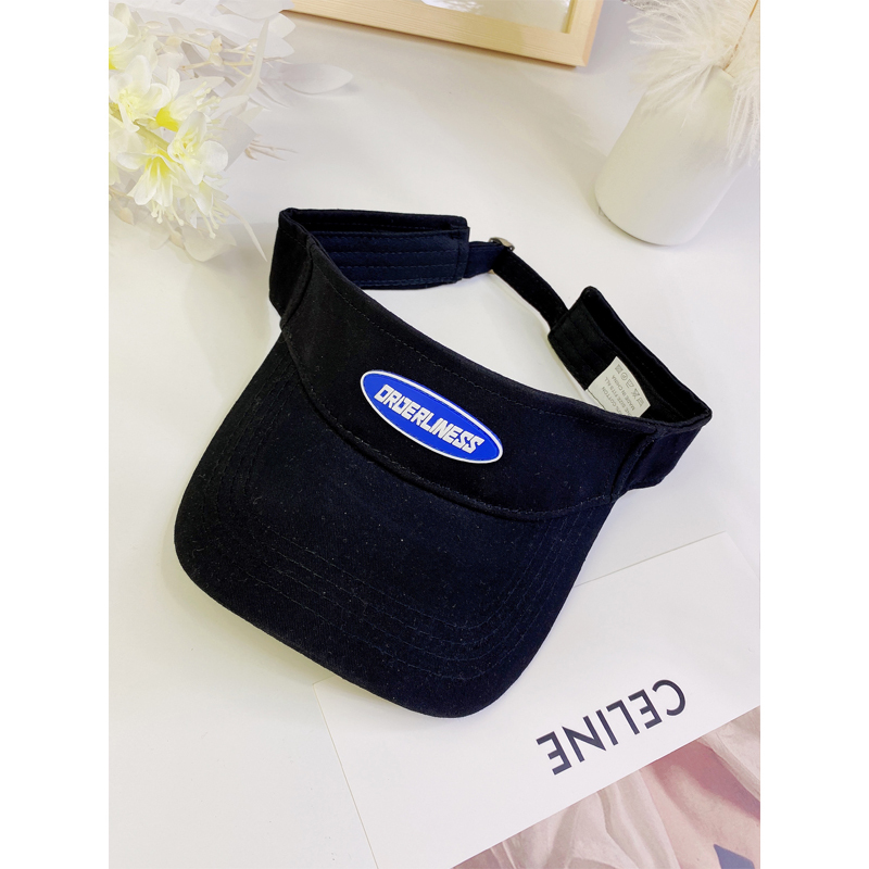 富名洋空顶帽子女夏季韩版户外跑步运动百搭防晒男遮阳马尾鸭舌