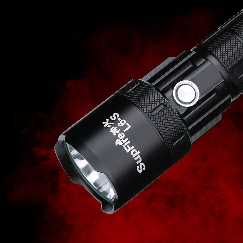 神火(supfire)L6-S 强光手电筒 远射USB充电式LED户外骑行灯 1把