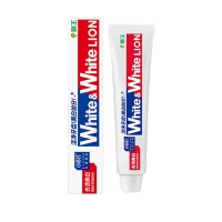 狮王大白牙膏 WHITE 葡萄柚经典大白管牙膏 小苏打去牙渍牙垢 含氟防蛀120g*5支