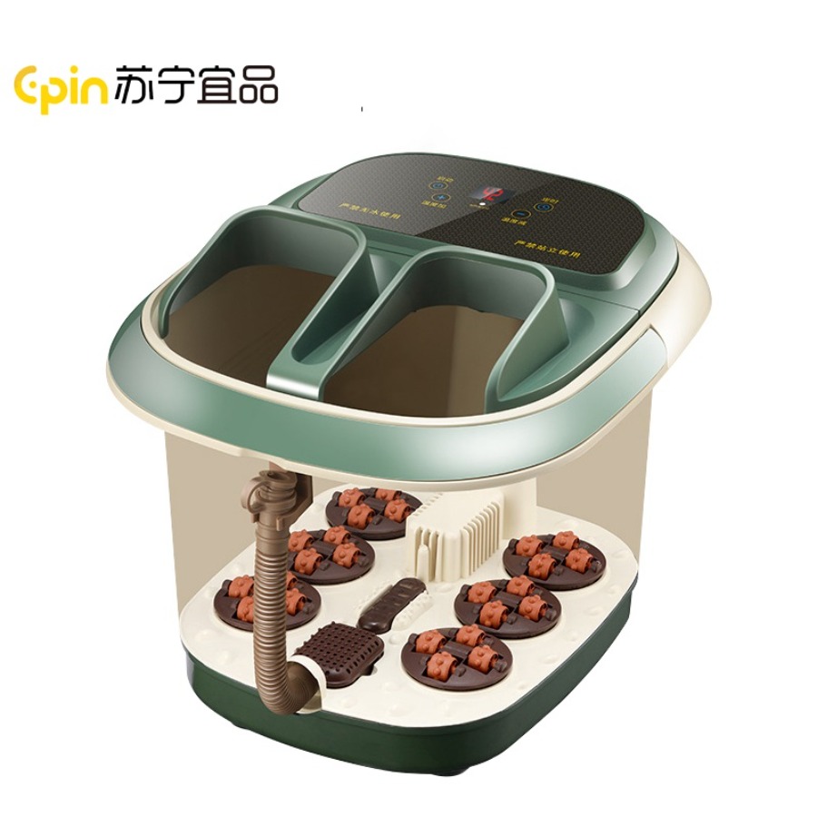 苏宁宜品 足浴盆 御汤1家用恒温加热按摩高深泡脚桶沐足神器 YM-628(SNYP-ZYP10L-S01P)