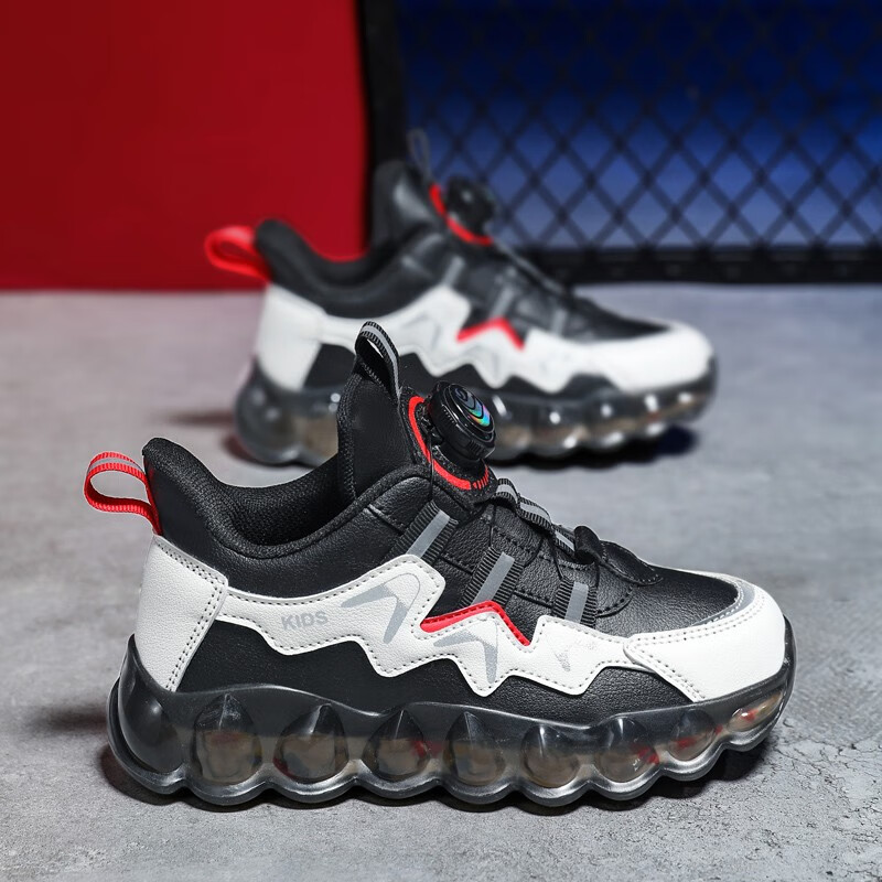 绛天 六七八九十岁中童男鞋小孩四季小朋友鞋子男童穿的鞋孑运动鞋二