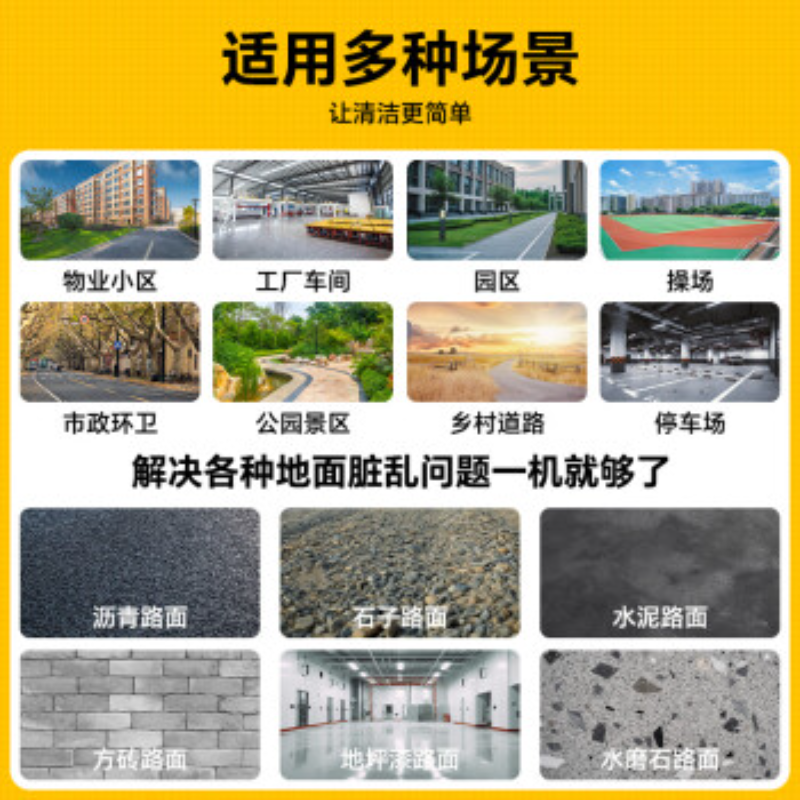 博赫尔(POHIR) 驾驶式扫地机扫地车工厂工业扫地机广场物业道路车间用清扫车 PHR-1400锂电 48v