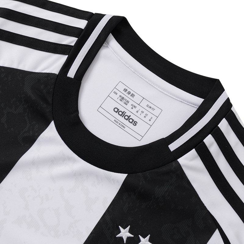 Adidas阿迪达斯男装新款球迷版比赛服条纹球衣运动T恤IS8002 ZP