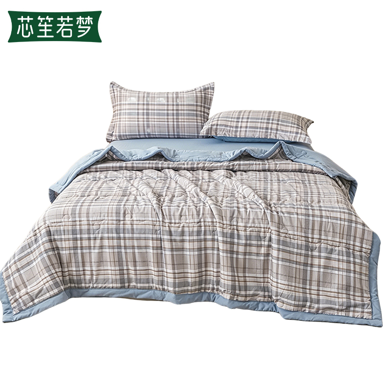 芯笙若梦 夏凉被 150*200cm 床高清大图