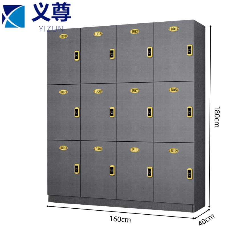 义尊 储物柜 12门(感应锁) 台高清大图