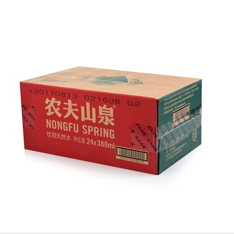 农夫山泉天然水380ml*24瓶 装 /饮用 水 一箱装 礼盒套装